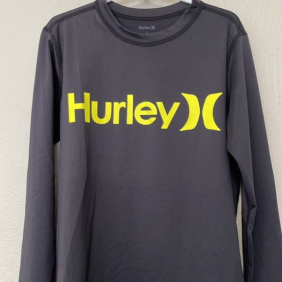 HURLEY BOYS RASH GUARD SURF SHIRT - Picture 3 of 5